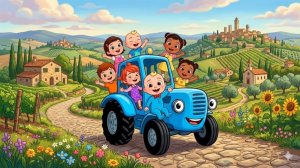 СБОРНИК ПЕСЕНОК 🚜 СИНИЙ ТРАКТОР | РАЗВИВАЮЩЕЕ ВИДЕО