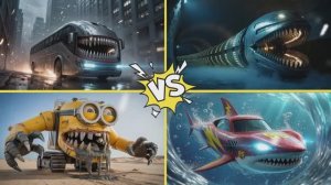 ШКОЛЬНЫЙ АВТОБУС против МАКВИНА и МИНЬОНОВ 🚌🏎️ ВЕСЕЛЫЙ ТАНЕЦ: Смешные МУЛЬТИКИ ✨🚀