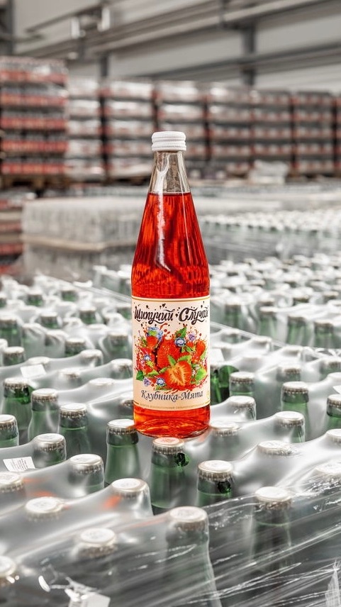 Лимонад «Клубника-Мята». ООО Динской Пивоваренный Завод