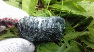 Магнетит, серафинит, титанит. Коршуновский карьер 2022 год.