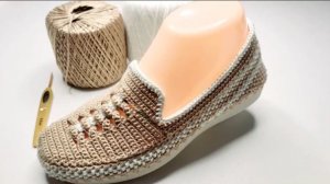 Tуфли  Часть 1 . Обувь крючком