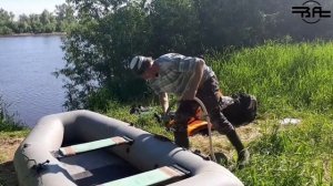 сплав на резиновой лодке по реке Тобол/часть 1/архив 2021 год