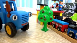 СИНИЙ ТРАКТОР И ПАРОВОЗИКИ СБОРНИК