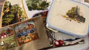 Вышивка крестом/« Old Time Harvest» от Mill Hill,осенний семплер/Старт»Край Туманов»/СП/Процессы.