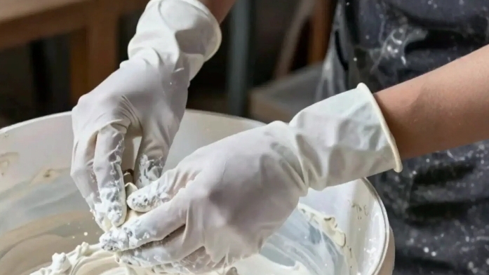 Как легко размешать гипсовую смесь шпателем без миксера