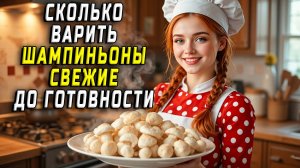 Сколько варить шампиньоны свежие до готовности
