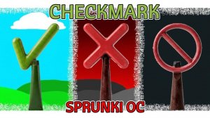 Еда в стиле Sprunki Мой OC Checkmark и его эволюция с фазы 1 по 3! РЕАКЦИЯ