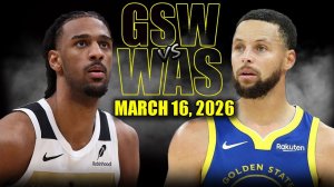 17.03.2026 | ОБЗОР МАТЧА | Вашингтон Уизардс - Голден Стэйт Уорриорз | Highlights