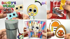 МИР ДЕНДИ Dandy’s World НОВЫЕ БУМАЖНЫЕ ПОДЕЛКИ ЧАСТЬ2! РЕАКЦИЯ