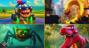 ПОЛИЦЕЙСКАЯ МАШИНА против ГУБКИ БОБА 🚔🧽 ВЕСЕЛЫЙ ТАНЕЦ: Смешные МУЛЬТИКИ ✨🚀