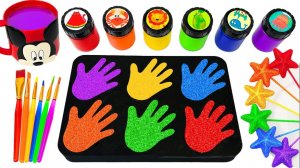 ИГРАЕМ В СЛАЙМЫ ЗАЛИВАЕМ ЦВЕТНЫЕ ЛАДОШКИ АСМР ВИДЕО ДЛЯ ДЕТЕЙ ДЕТСКИЙ КАНАЛ ИГРАЛКИ-ЗАЛИПАЛКИ