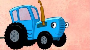 Синий трактор. Спокойная игра. Мультик.