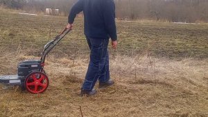 Колёсный триммер в работе ☝️😀🚩