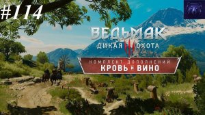 #114 - Прохождение Ведьмак 3 DLC "Кровь и вино" вместе с дочкой - Плохая концовка