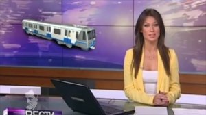 Ослепительной красоты ведущая, не менее красиво допустила оговорку во время выпуска новостей