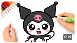 КАК ПРОСТО НАРИСОВАТЬ КУРОМИ В СТИЛЕ КАВАЙИ 😃