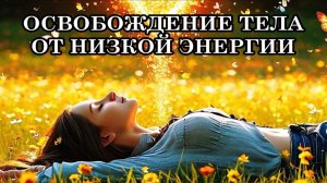 ОСВОБОЖДЕНИЕ ТЕЛА ОТ НИЗКОЙ ЭНЕРГИИ. Практика, которая поможет вам освободиться от низкой энергии.