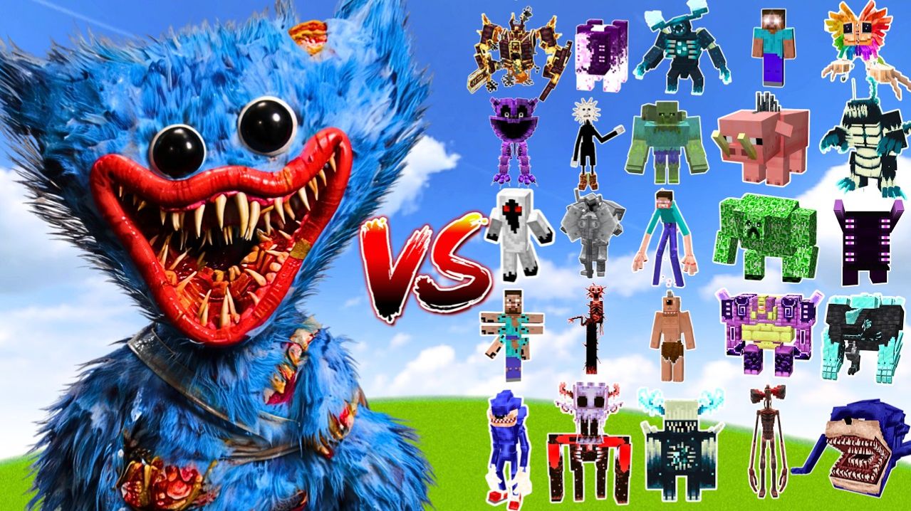 Кошмар Хагги Вагги ПРОТИВ Всех Мобов В МАЙНКРАФТ