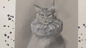 Это видео спасло меня от отчаяния КАК НАРИСОВАТЬ КОТА карандашами