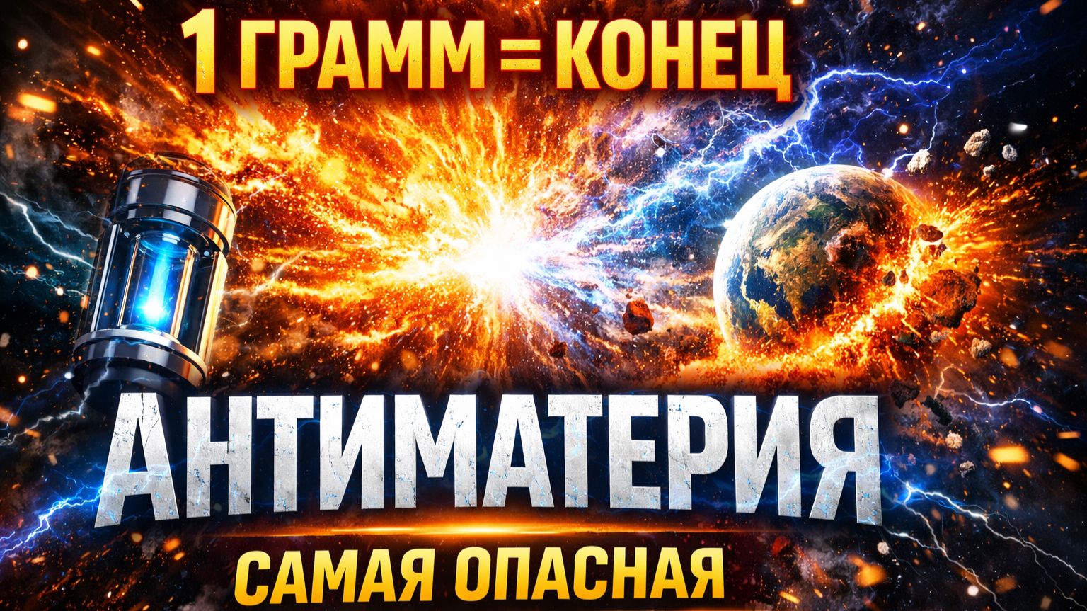 Антиматерия — 1 грамм уничтожит всё? Самая опасная субстанция во Вселенной