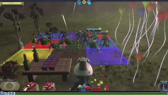 Spore-приколы на карте дня рождения Тимбертимы.