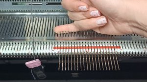4 способа набора петель на вязальной машине