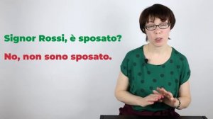 Как сказать, что вы женатызамужем или нет. Итальянский с нуля. Урок 5. #итальянскийязыкснуля