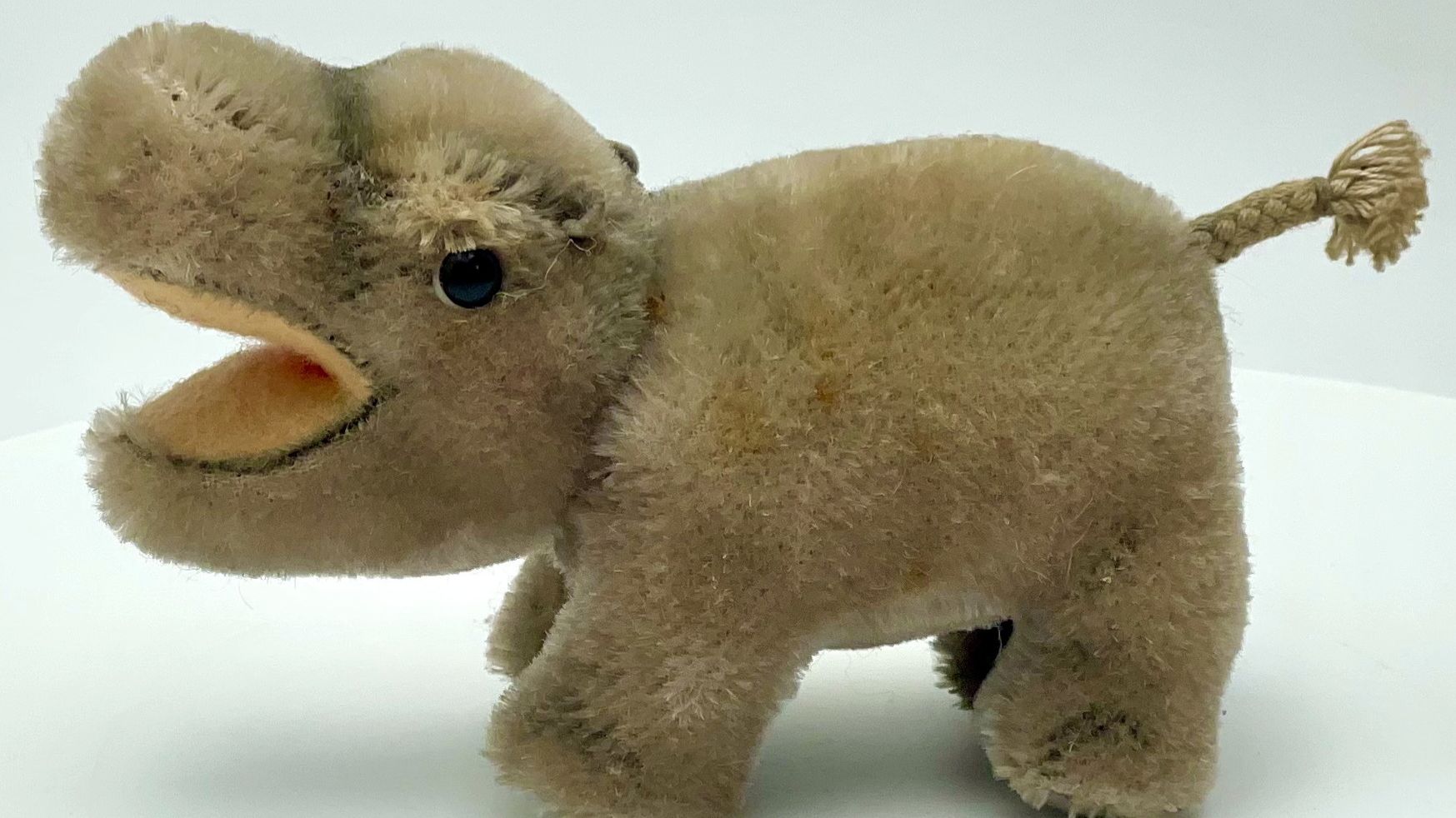 Винтажная мягкая игрушка Nilpferd, Steiff