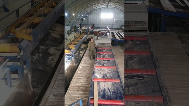 Лесопильная линия  АРКТАНТ с поворотом на 180гр.