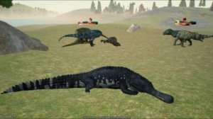 Настоящие гладиотры/The cursed dinosaur isle