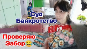 Прошёл суд/Проверяю забор,газификация и болталка во время готовки