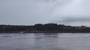 река Енисей, утро