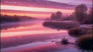 Розовый рассвет.