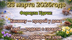 Народные приметы на 23 марта 2026 года