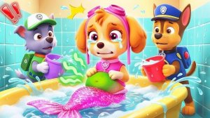 Русалка Скай беременна! Чейз, пожалуйста, помоги! | Ролевая игра по мотивам «Щенячьего патруля»