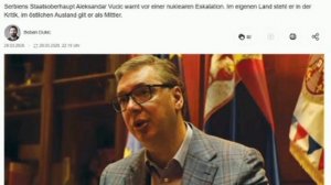 ‼️🇷🇸 «Предотвратить Третью мировую войну будет сложно» — Вучич 

▪️Президент Сербии уверен, что но