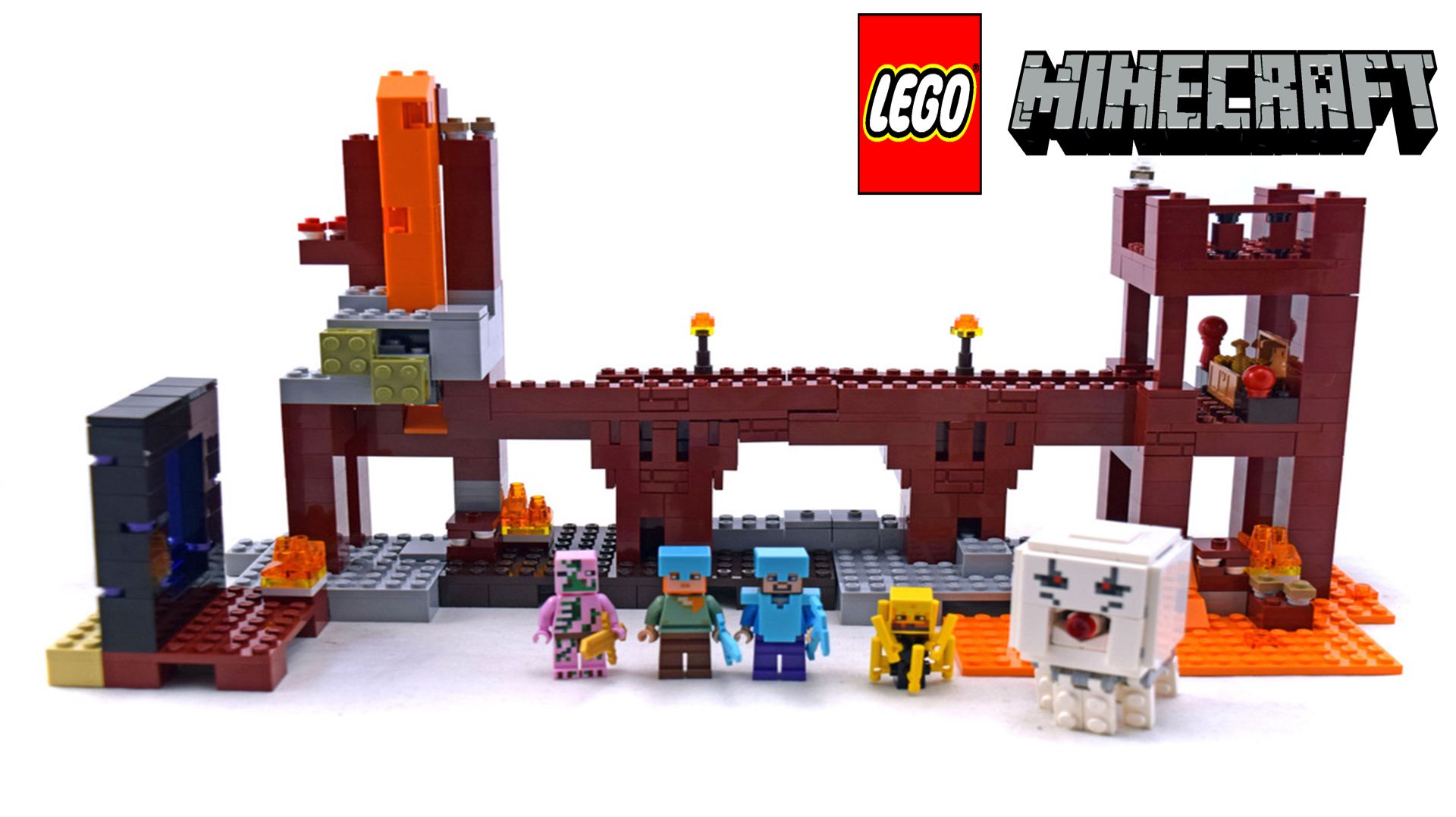 Лего Майнкрафт 21122 Крепость в Нижнем мире