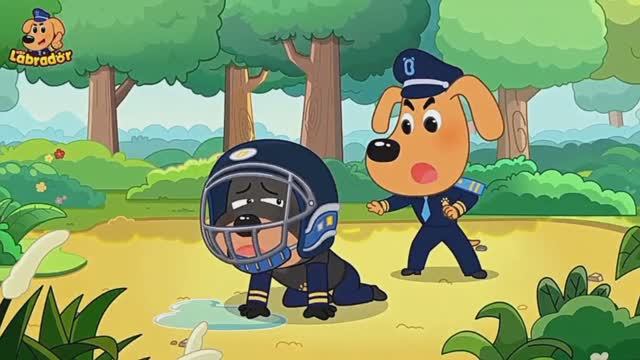 Храбрый шериф Лабрадор: не трогайте дикие растения (познавательный мультфильм).