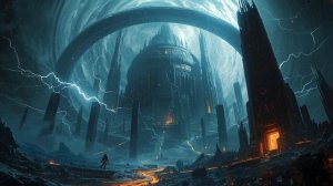 The Storm Eye Citadel Alien Ruins Within a Pulsar's Rhythm 🌪️ 2 Hour Cataclysmic Sci Fi Soundscape-