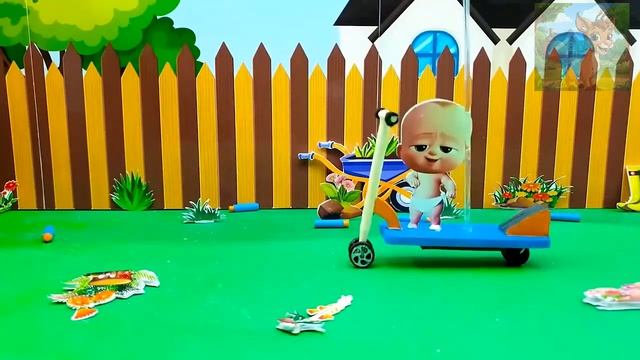 Бэби босс очень коварен, что же хочет сказать этот глупый маленький хомячок