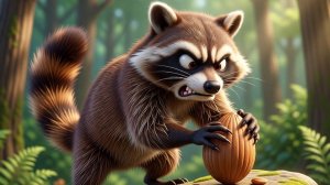 Енот и злой орех. #мультфильм #анимация #юмор #смех #приколы #злойенот #пародия #вирусноевидео