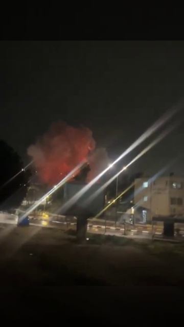 иран нанес удар по Израилю.