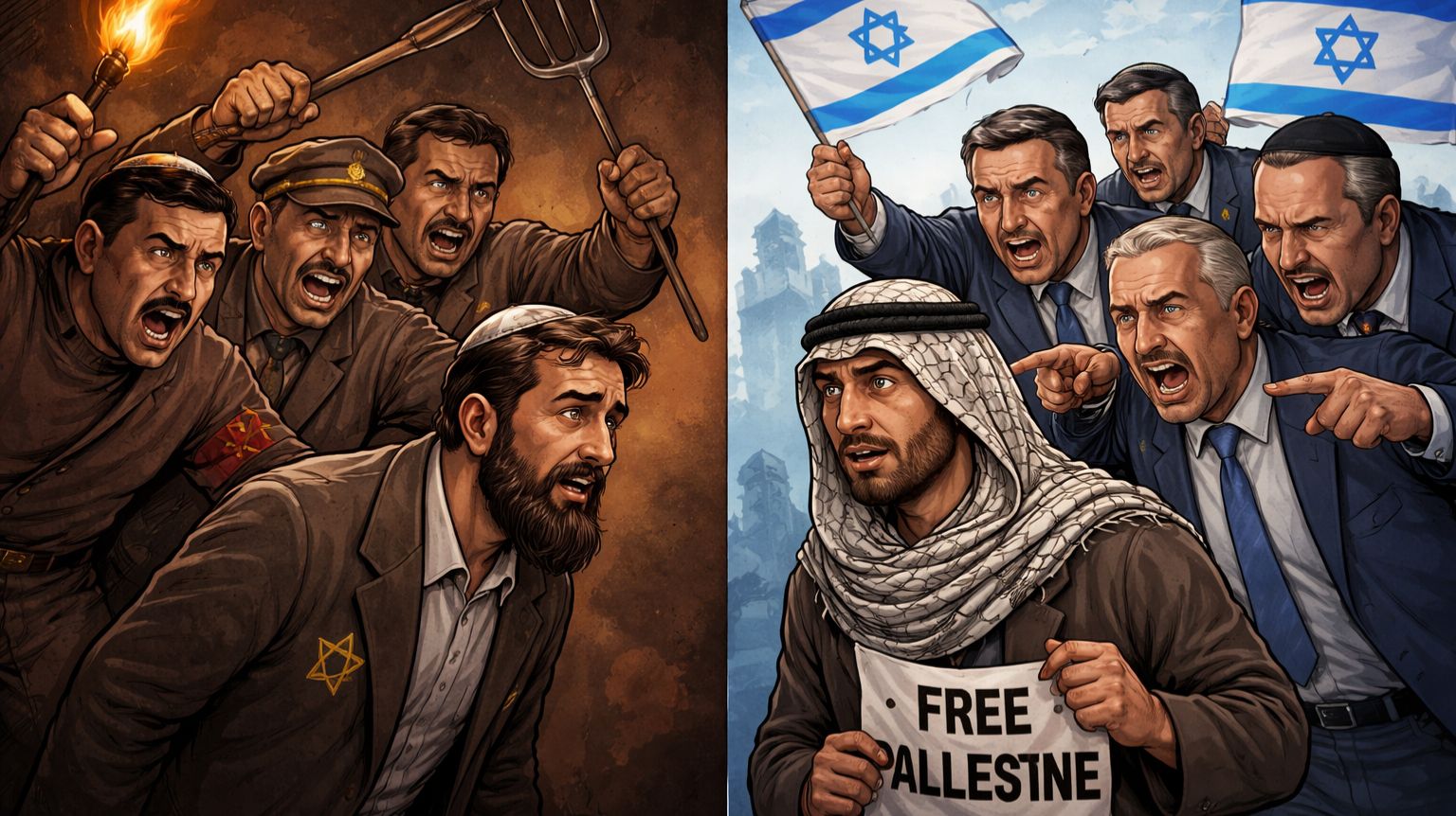 Антисемит в XXвеке–это тот,кто ненавидит евреев.Антисемит в XXIвеке–это тот,кого ненавидят сионисты.