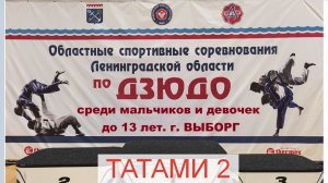 Т.2 Первенство Ленинградской обл. по дзюдо до 13 лет. г.Выборг 2026 г.