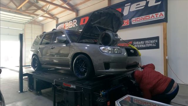 BBR Forester Sti предел акпп на стенде