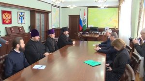 Встреча епископа Новосибирского и Бердского Варфоломея и губернатора Новосибирской области