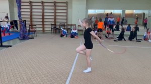 Танец со скакалкой. Художественная гимнастика