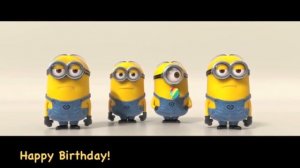 Песенка для детей на англ. "С Днем Рождения!"- Birthday Songs for Kids - MINIONS Happy Birthday SONG