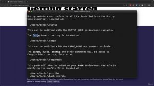 5. macOS Installing Rust