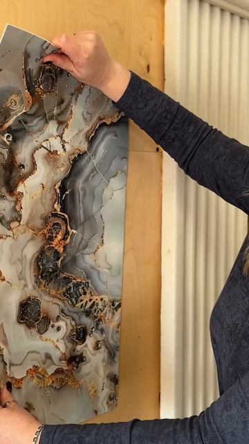 Как монтировать гибкий мрамор